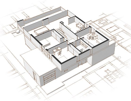 Manz Immobilien - Isometrie Grundriss